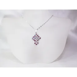 Pendant 40cm - Charis-Silver Chain - Pendant 40cm - Laiton argenté